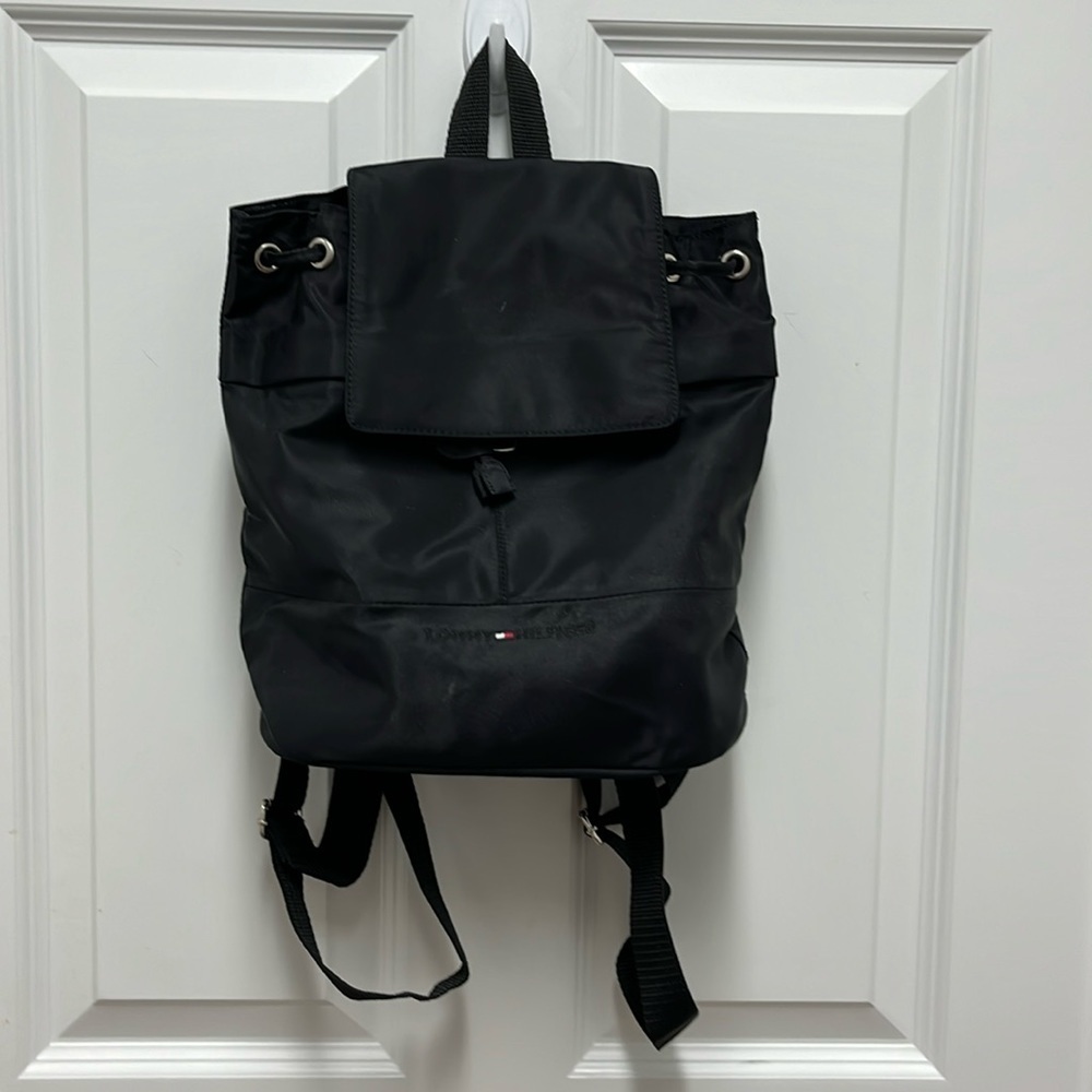 Tommy Hilfiger Vintage Vinyl Cinch Sack Backpack